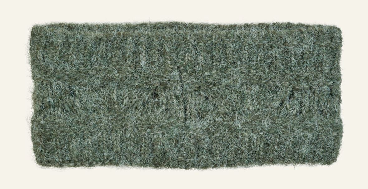 Stirnband Olivengrün - 11x23 cm Olivengrün - 1