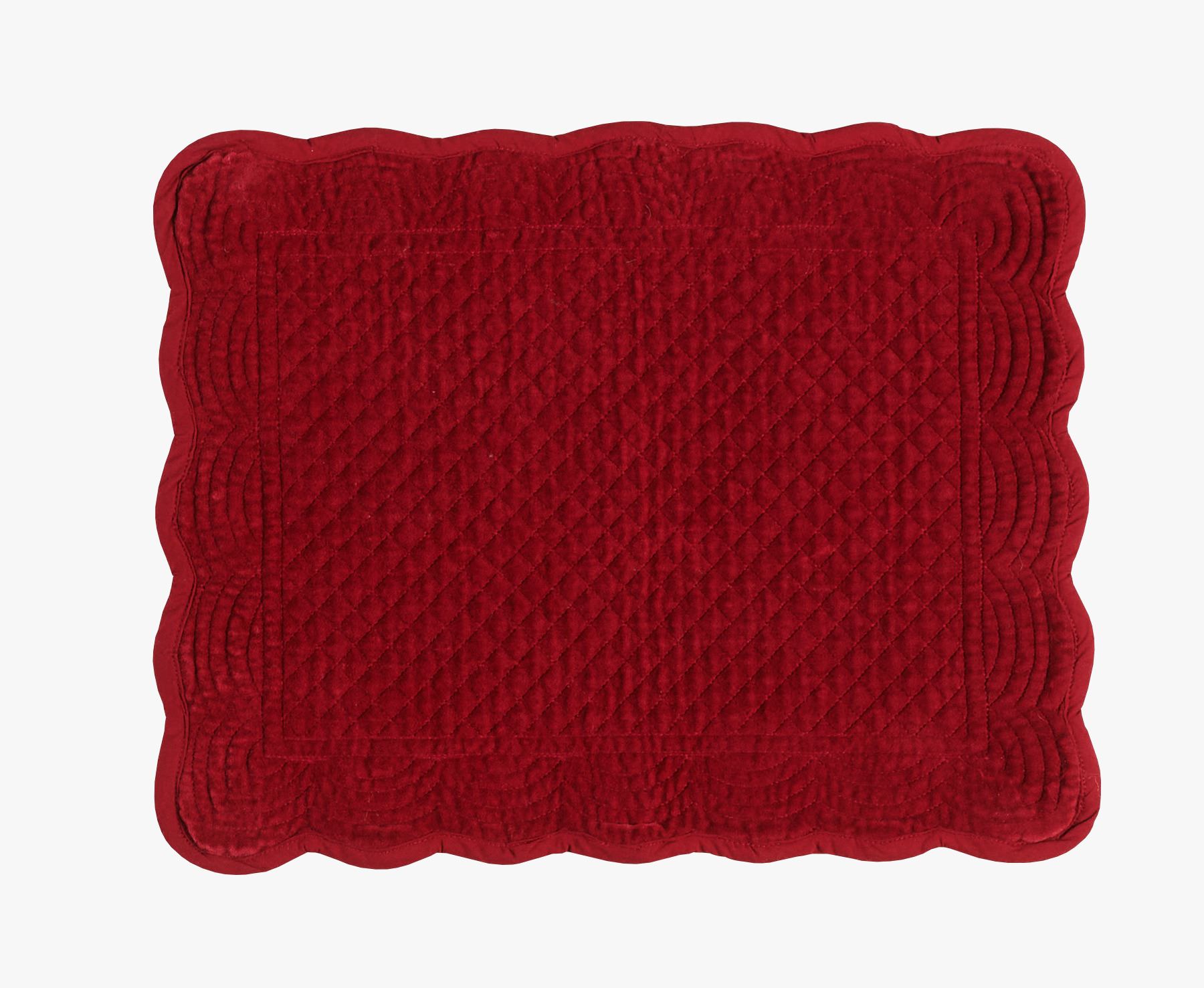 Platzset Dunkelrot - 33x45 cm Dunkelrot - 1