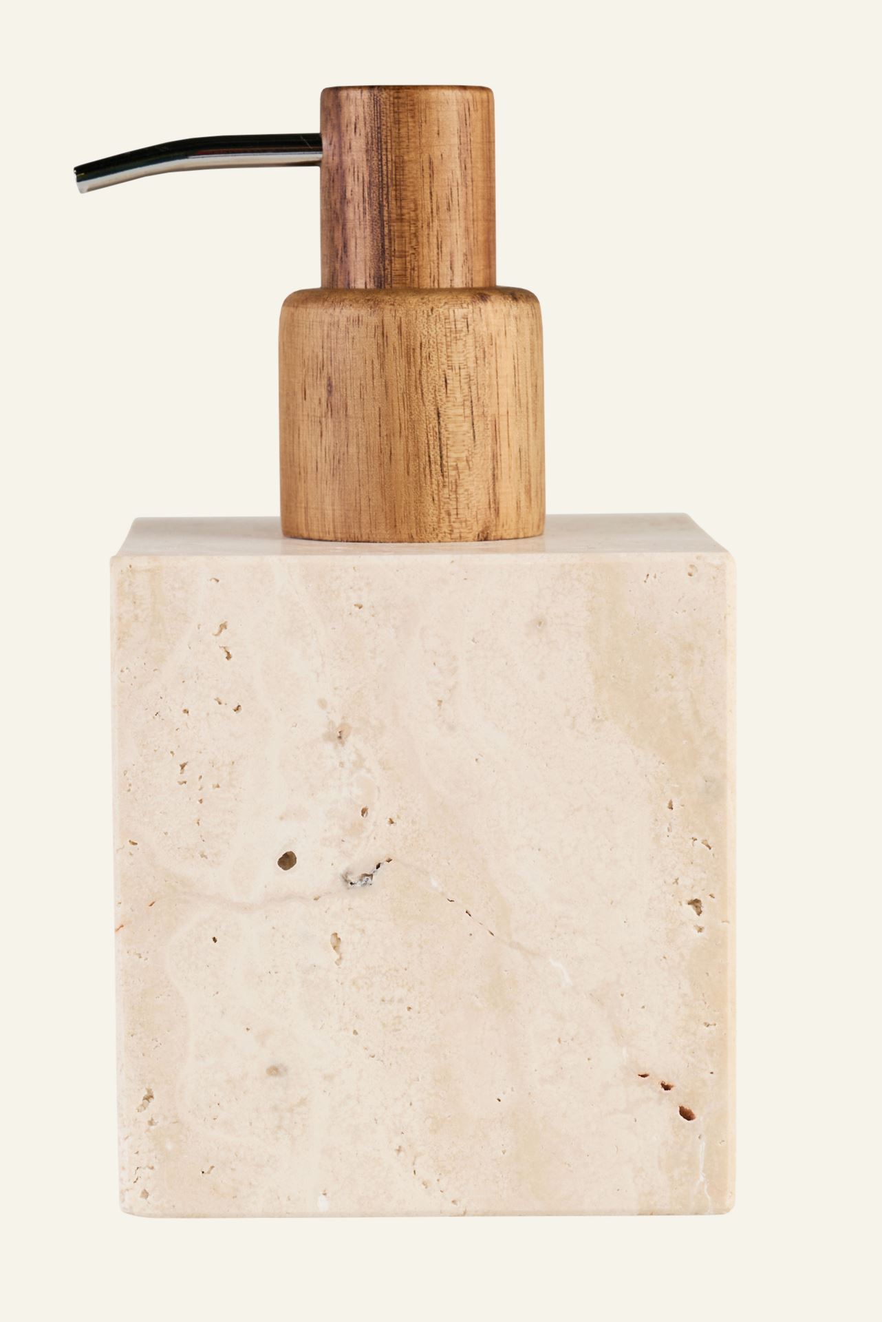 Seifenspender Beige - 8,3x8,3x15,2 cm Beige - 1