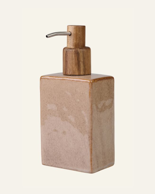 Seifenspender Braun - 8,5x5,5x18 cm Braun - 1