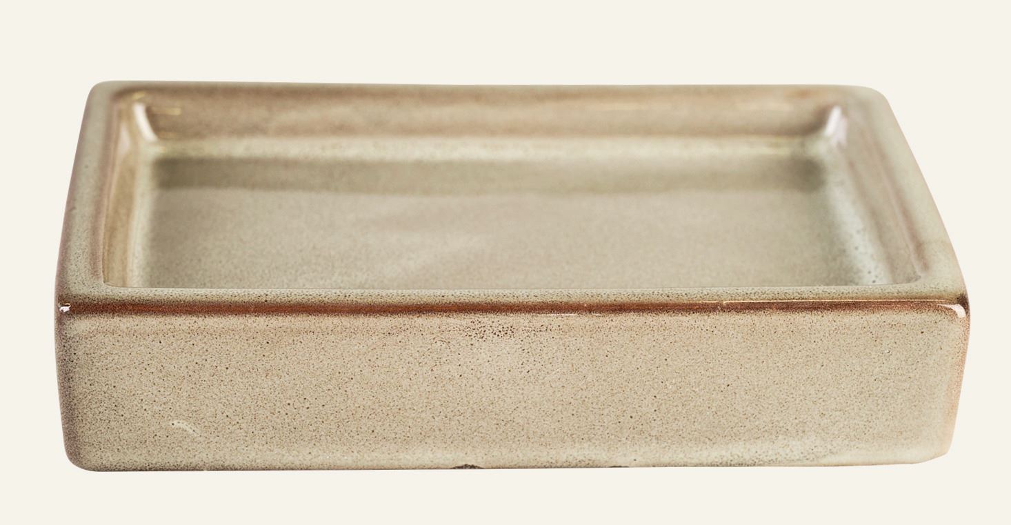 Seifenhalter Grün - 13,3x8,7x2,8 cm Grün - 1
