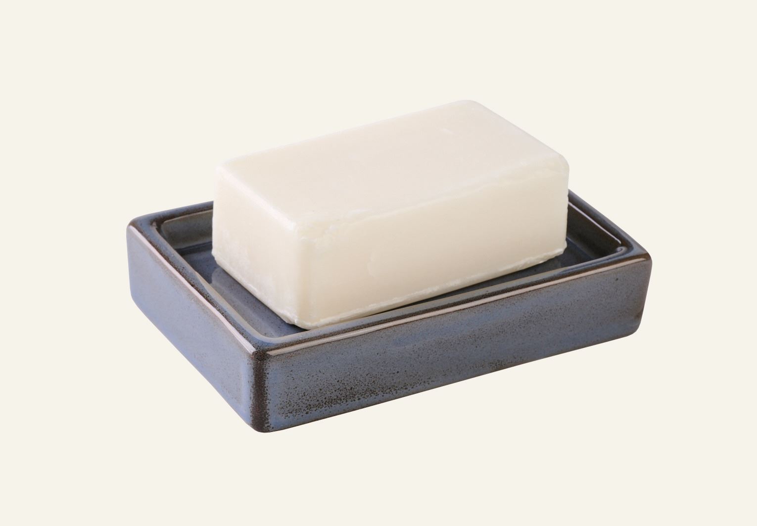 Seifenhalter Grau - 13,3x8,7x2,8 cm Grau - 1