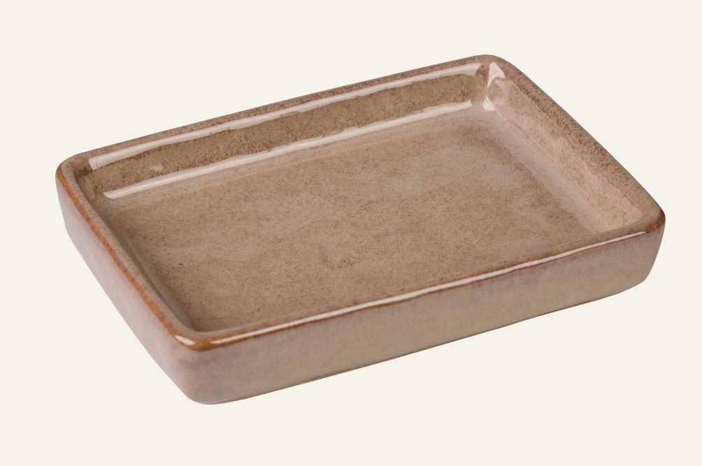 Seifenhalter Braun - 13,3x8,7x2,8 cm Braun - 1