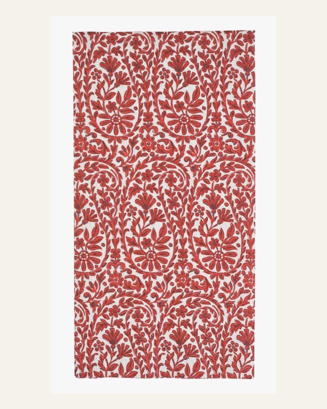 Buffetservietten Multi/Rot - 33x42 cm Multi/Rot - 1