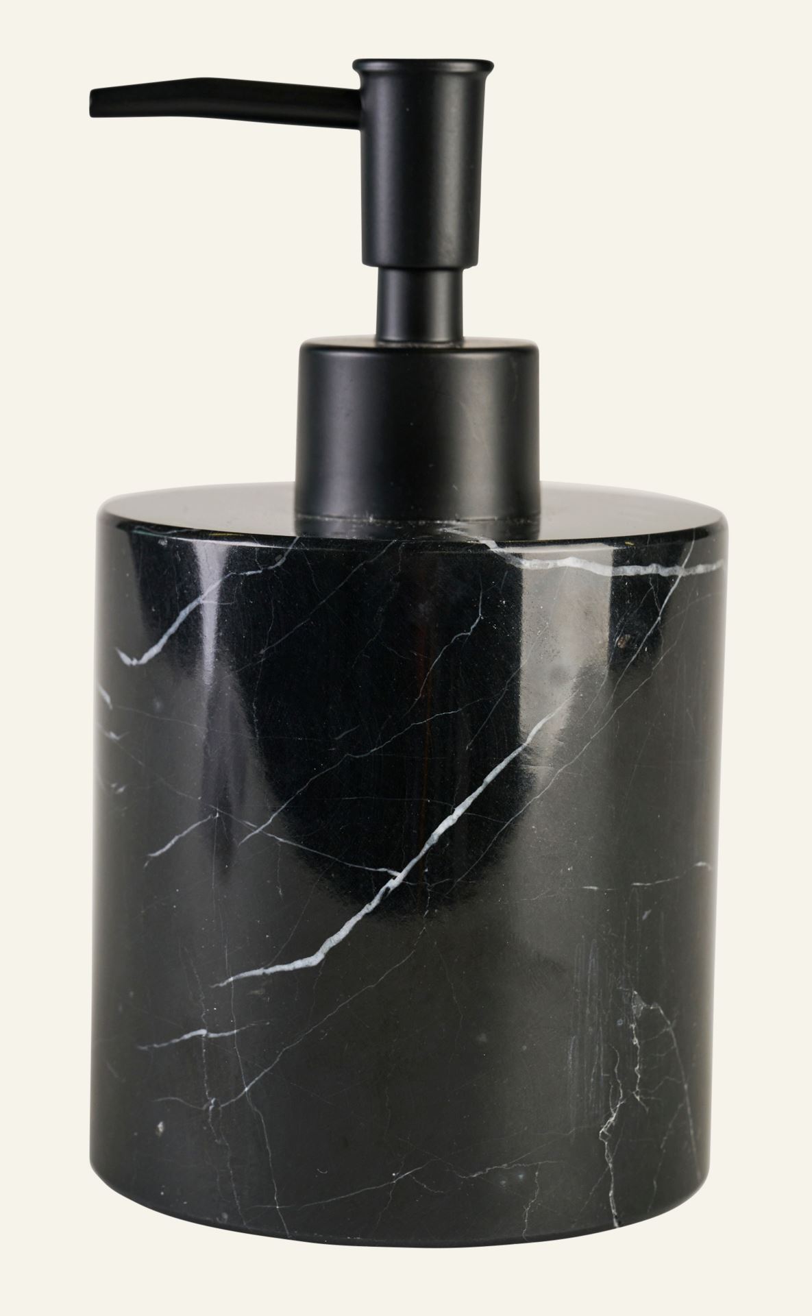 Seifenspender Schwarz - 8,5x8,5x15 cm Schwarz - 1