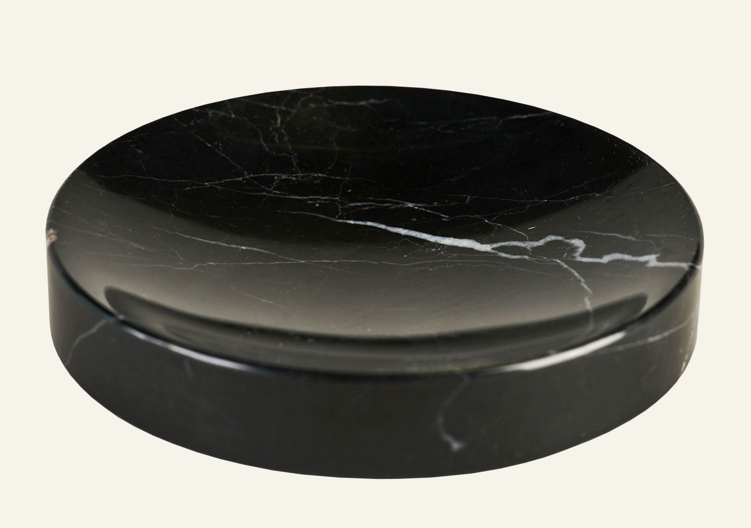 Seifenhalter Schwarz - 11,5x11,5x2 cm Schwarz - 1