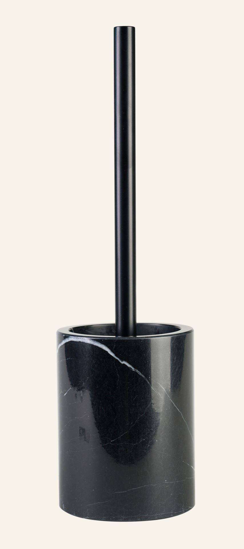 Toilettenbürste Schwarz - 9,6x9,6x13 cm Schwarz - 1