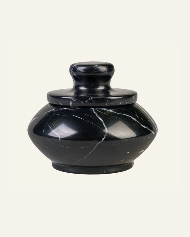 Aufbewahrungsbox Schwarz - 10,2x10,2x7,7 cm Schwarz - 1