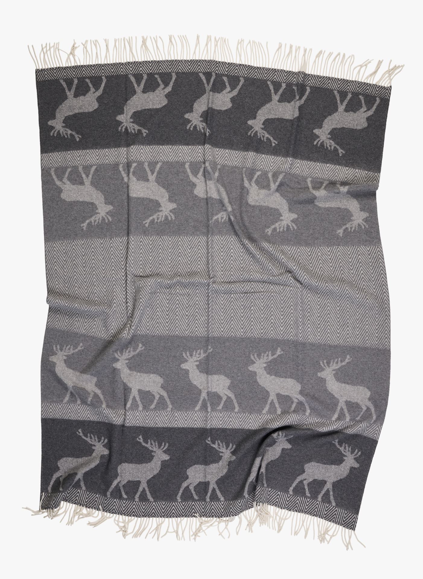 Wolldecke Multi/Grau - 2