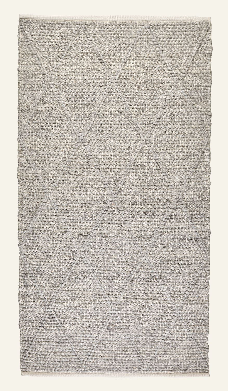 Wollteppich Grau - 2