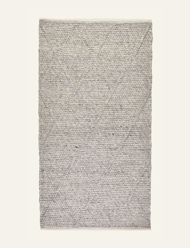 Wollteppich Grau - 2