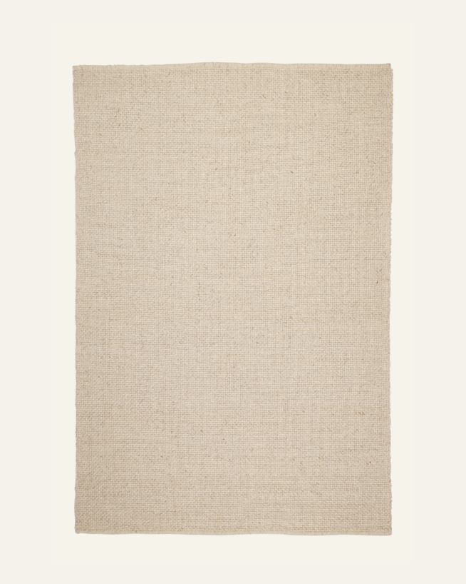 Wollteppich Natur - 80x150 cm Natur - 1
