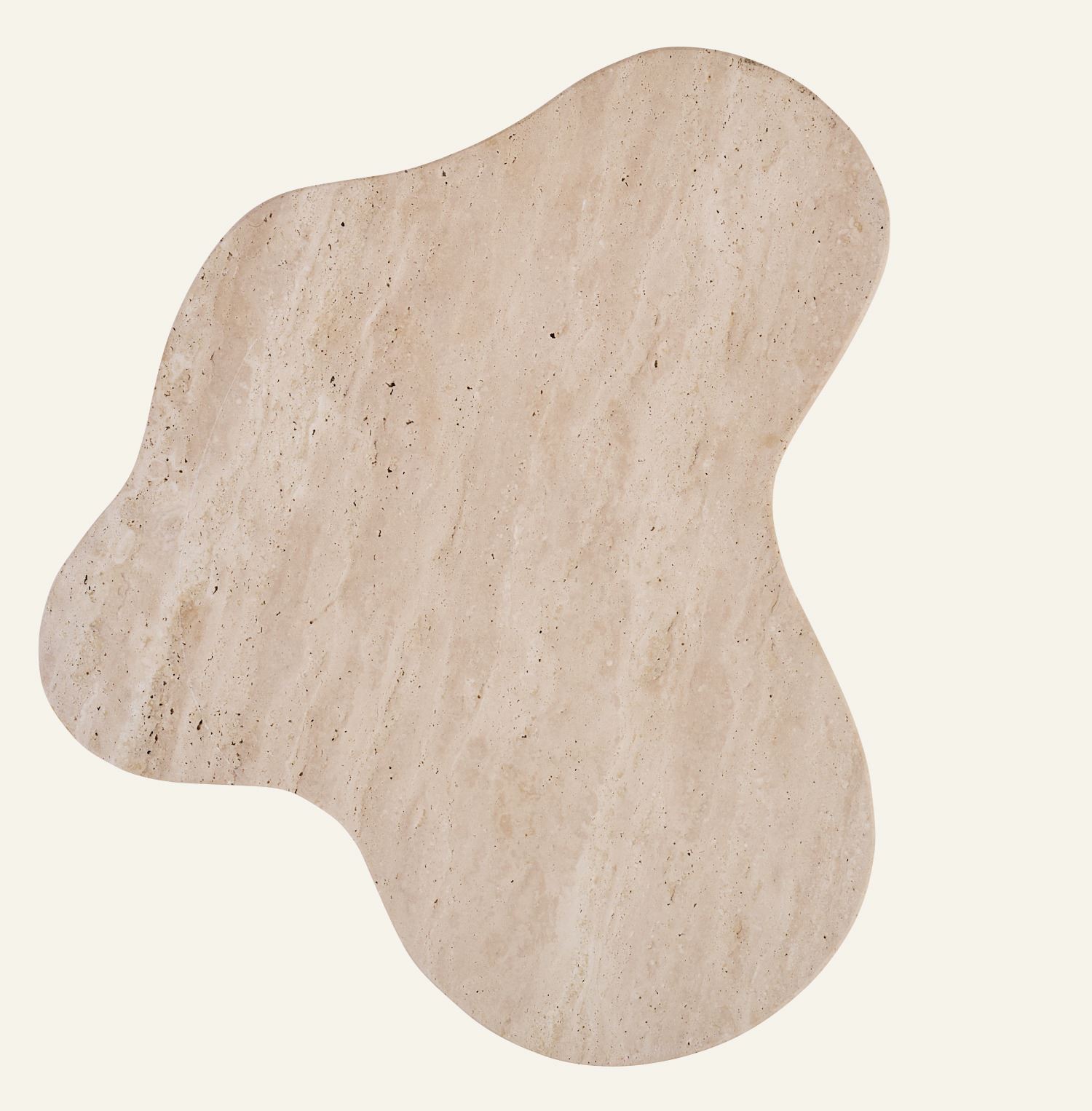 Servierteller Hellbeige - 35x28x2 cm Hellbeige - 1