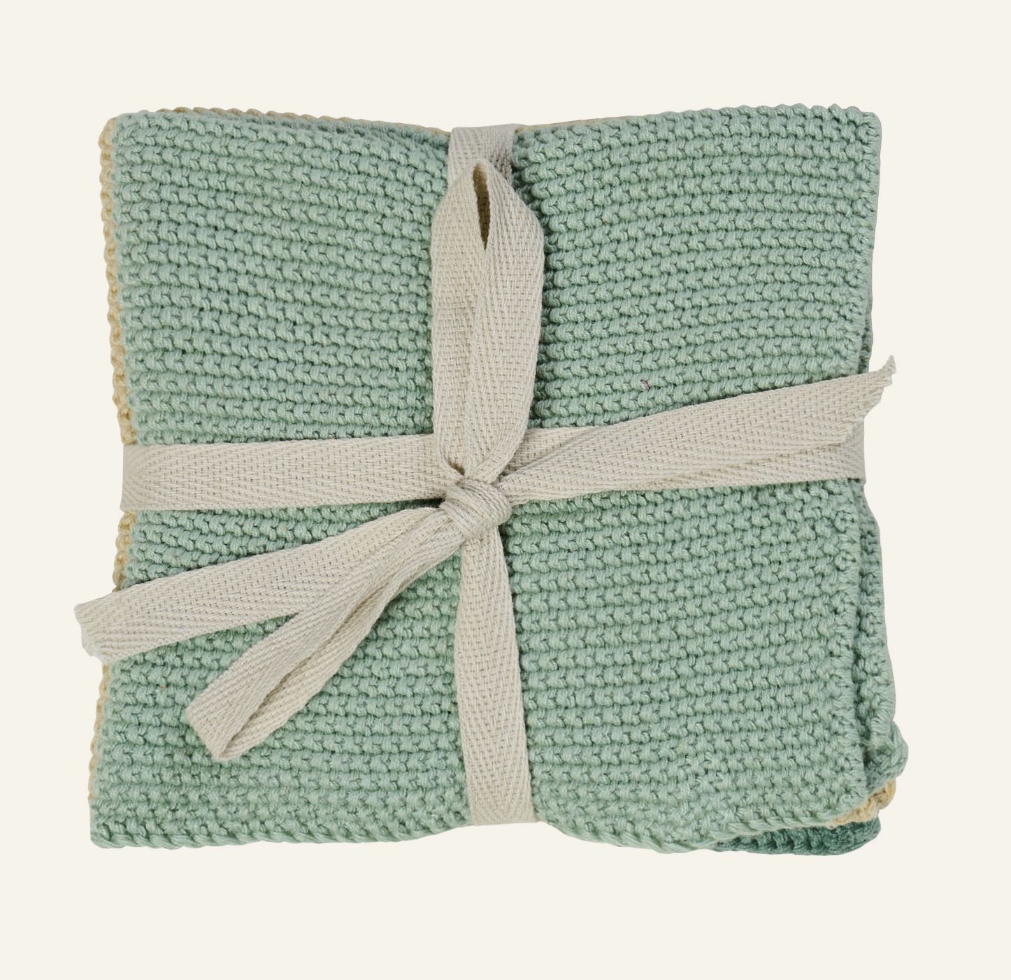 Tücher 3 Stück Grün - 26x26 cm Grün - 1