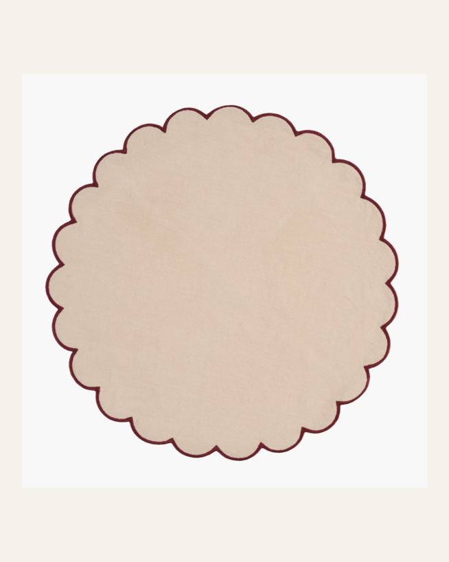 Stoffservietten Beige - ø40 Beige - 1