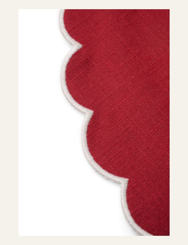 Stoffservietten Rot - 2