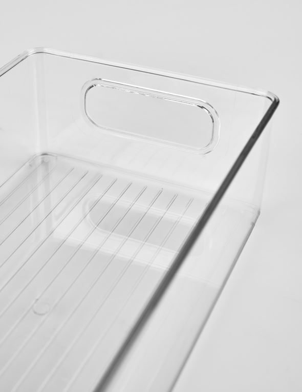 Stapelbare Aufbewahrungsbox Transparent - 7