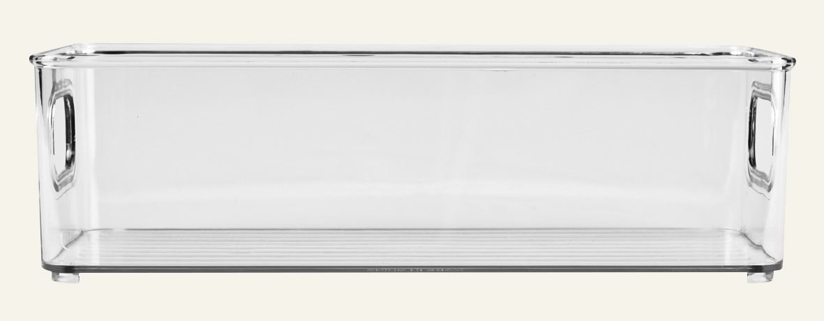 Stapelbare Aufbewahrungsbox Transparent - 15x26x7,5 cm Transparent - 1