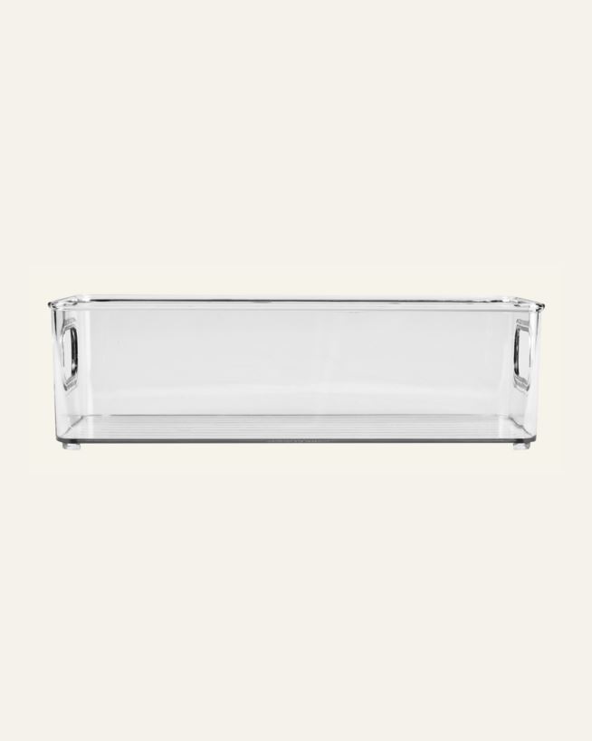 Stapelbare Aufbewahrungsbox Transparent - 15x26x7,5 cm Transparent - 1