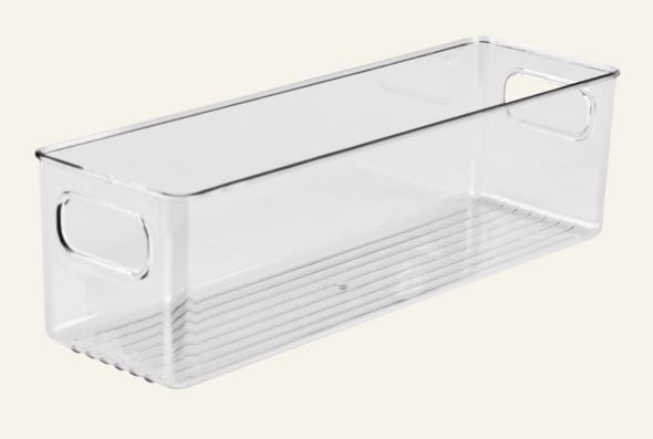Schmale Aufbewahrungsbox Transparent - 8
