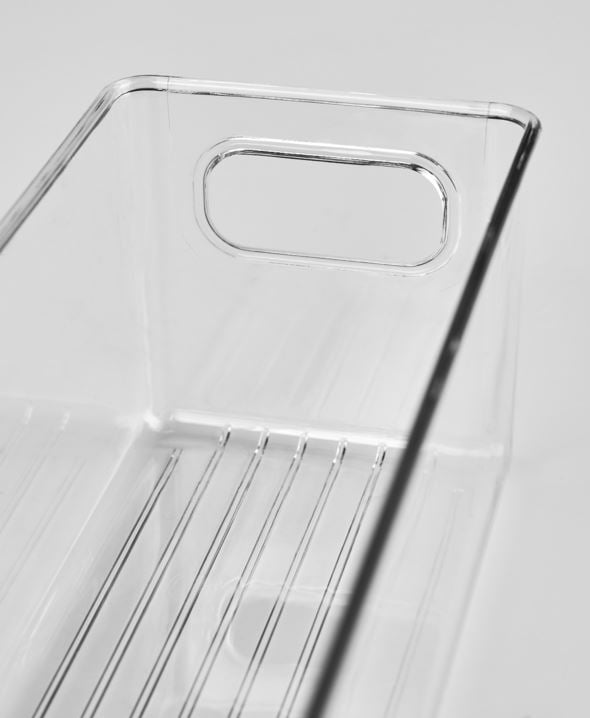 Schmale Aufbewahrungsbox Transparent - 14