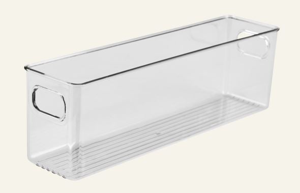 Schmale Aufbewahrungsbox Transparent - 7
