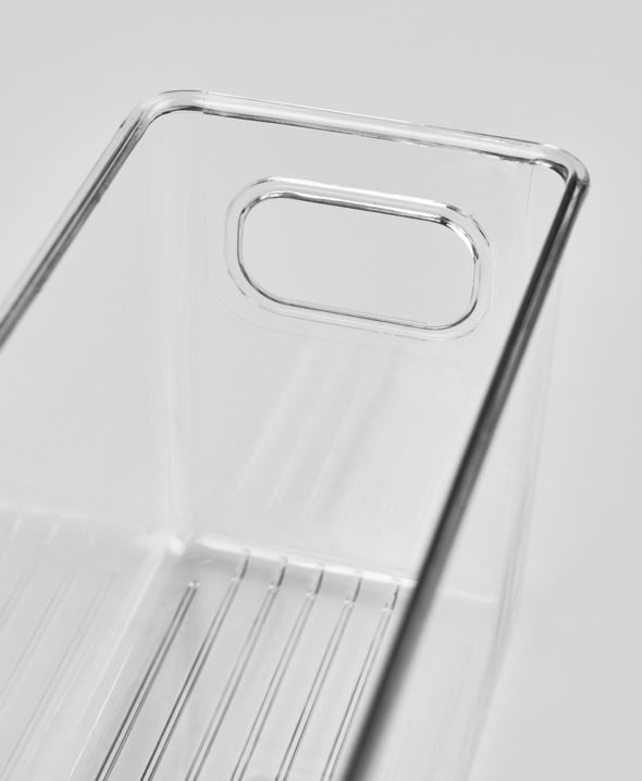 Schmale Aufbewahrungsbox Transparent - 13
