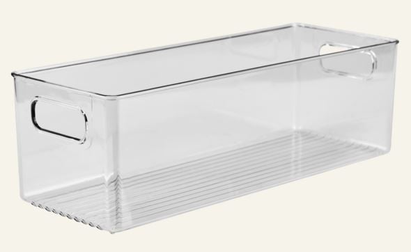 Schmale Aufbewahrungsbox Transparent - 9