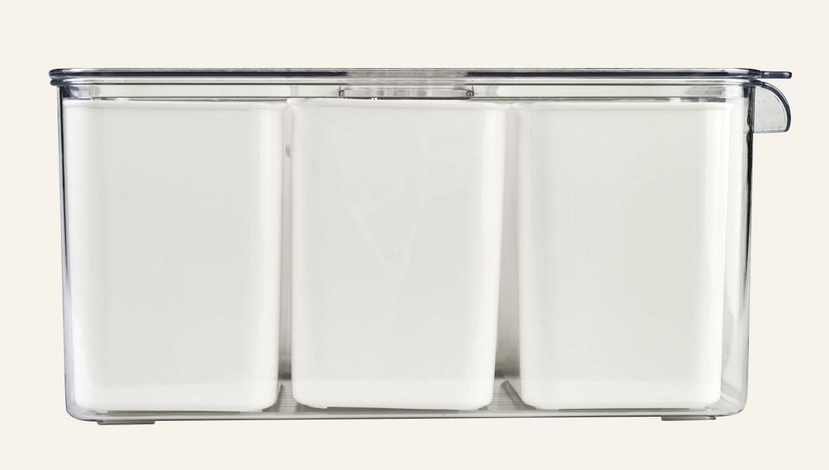 Aufbewahrungsbox Offwhite - 16x31,5x14,5 cm Offwhite - 1