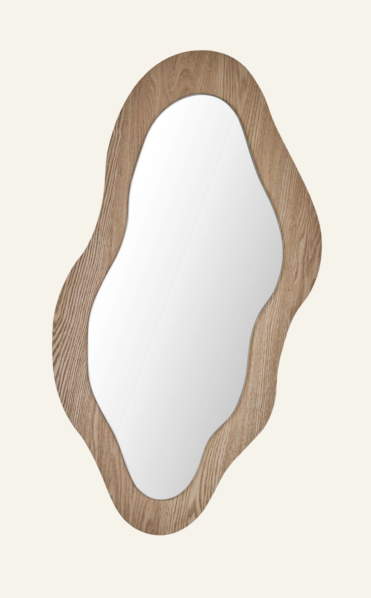 Spiegel Natur - 40x1,1x80 cm Natur - 1