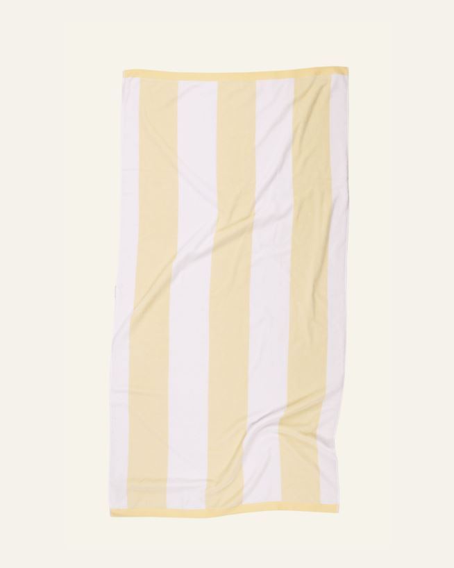 Strandtuch Hellgelb - 90x180 cm Hellgelb - 1