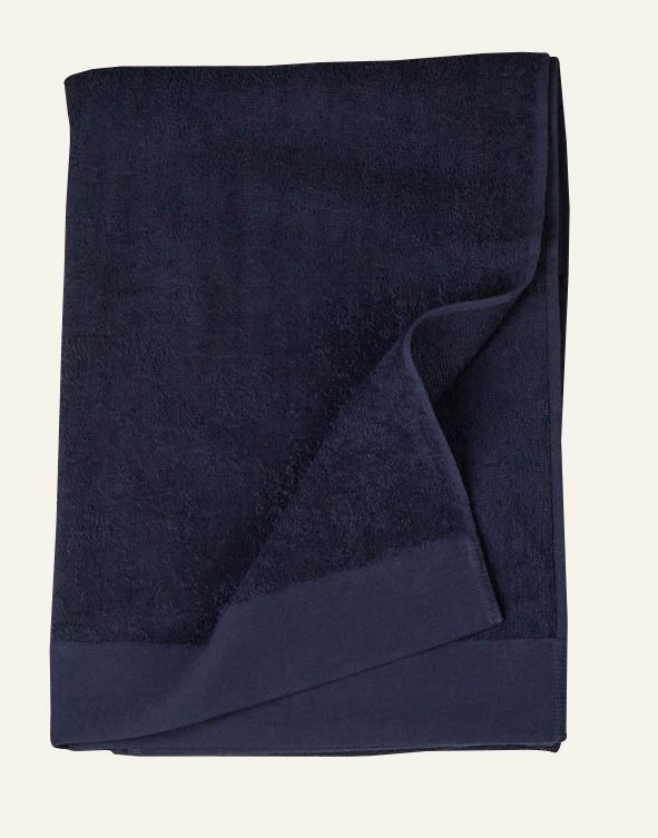 Strandtuch Marineblau - 90x180 cm Marineblau - 1