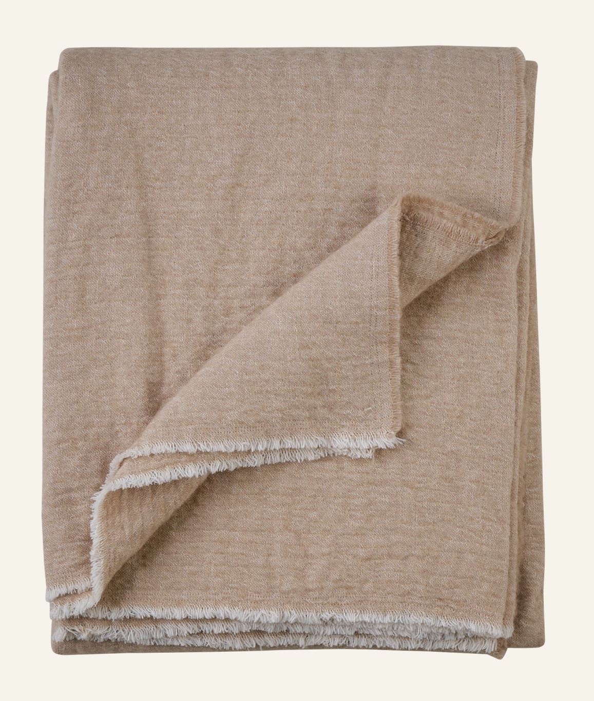 Decke Beige - 130x170 cm Beige - 1