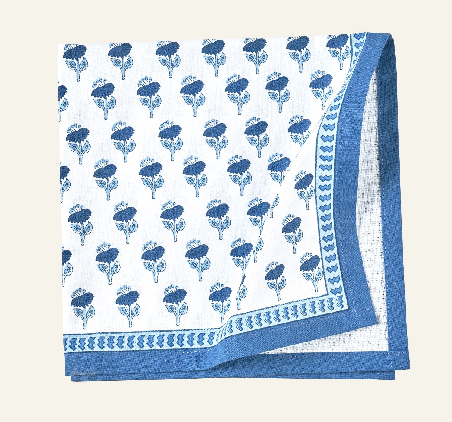 Stoffservietten im 2er-Set Blau - 45x45 cm Blau - 1