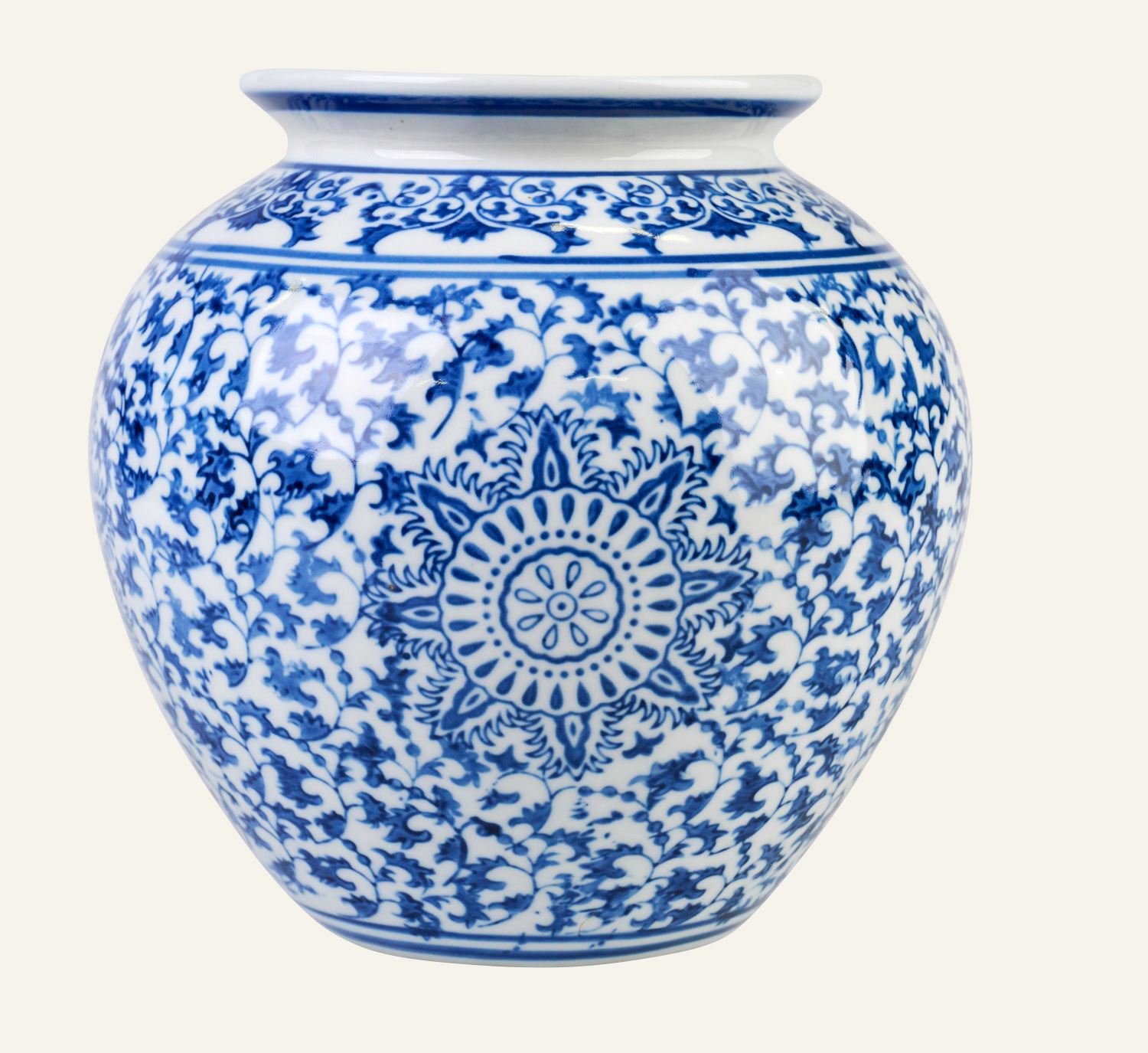 Vase Multi/Blue - 22x22x21 cm Multi/Blue - 1
