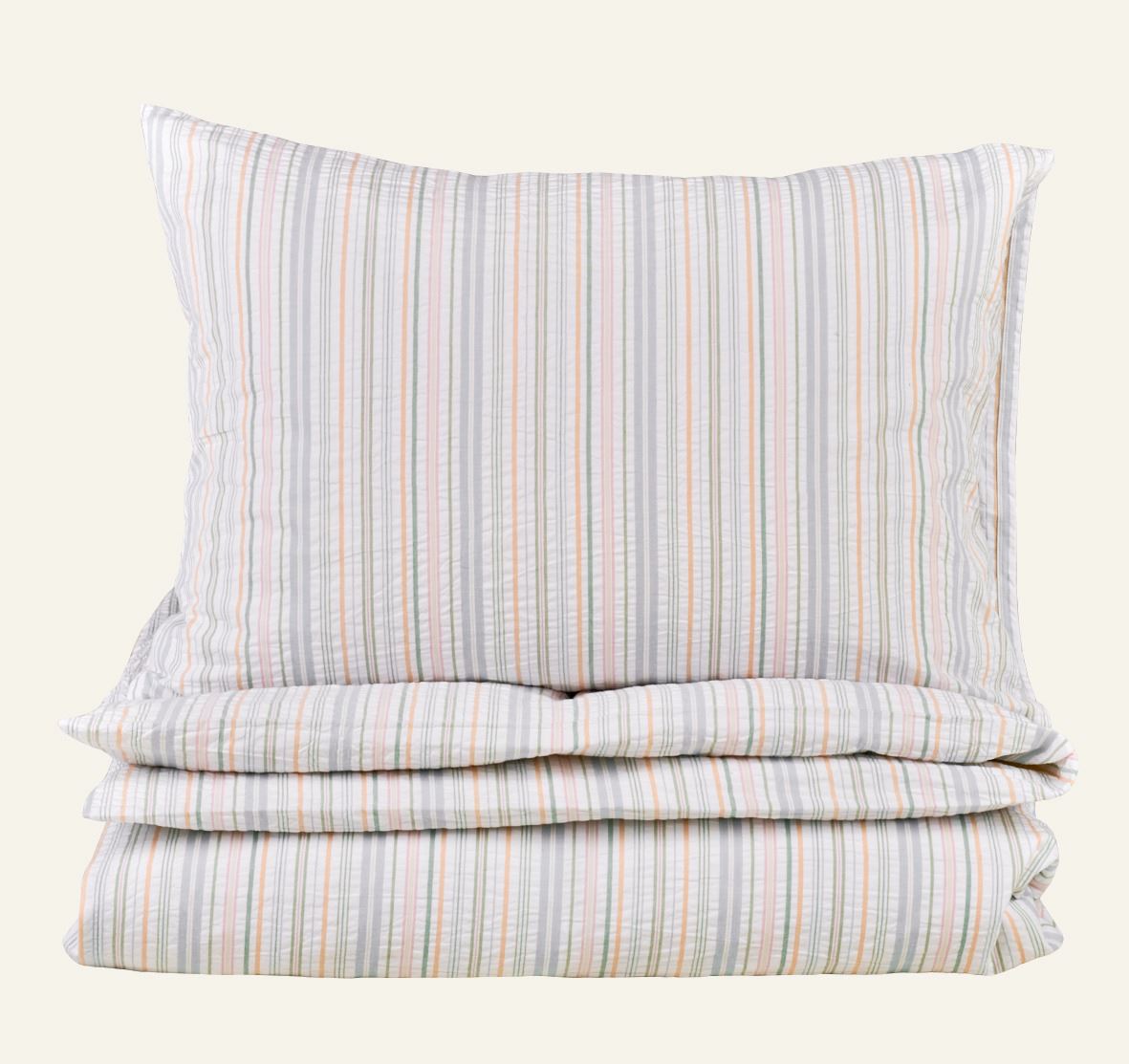 Seersucker-Bettwäsche Multi - 230x220+50x60 cm Multi - 1
