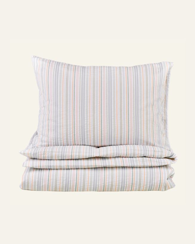Seersucker-Bettwäsche Multi - 230x220+50x60 cm Multi - 1