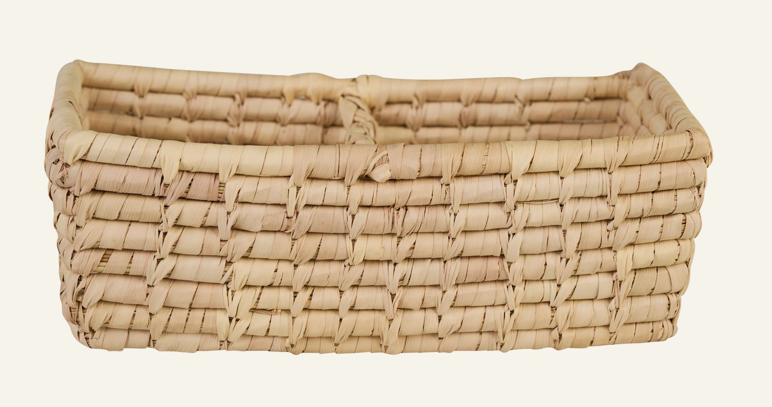 Serviettenkorb Natur - 14x23x7,5 cm Natur - 1
