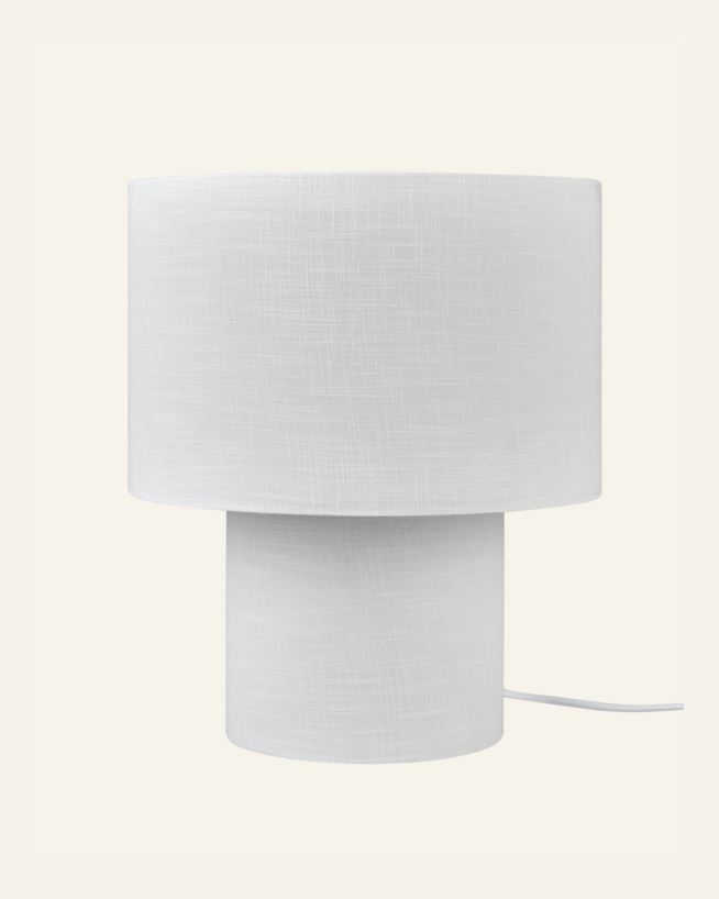 Tischlampe Weiß - 23x23x31 cm Weiß - 1