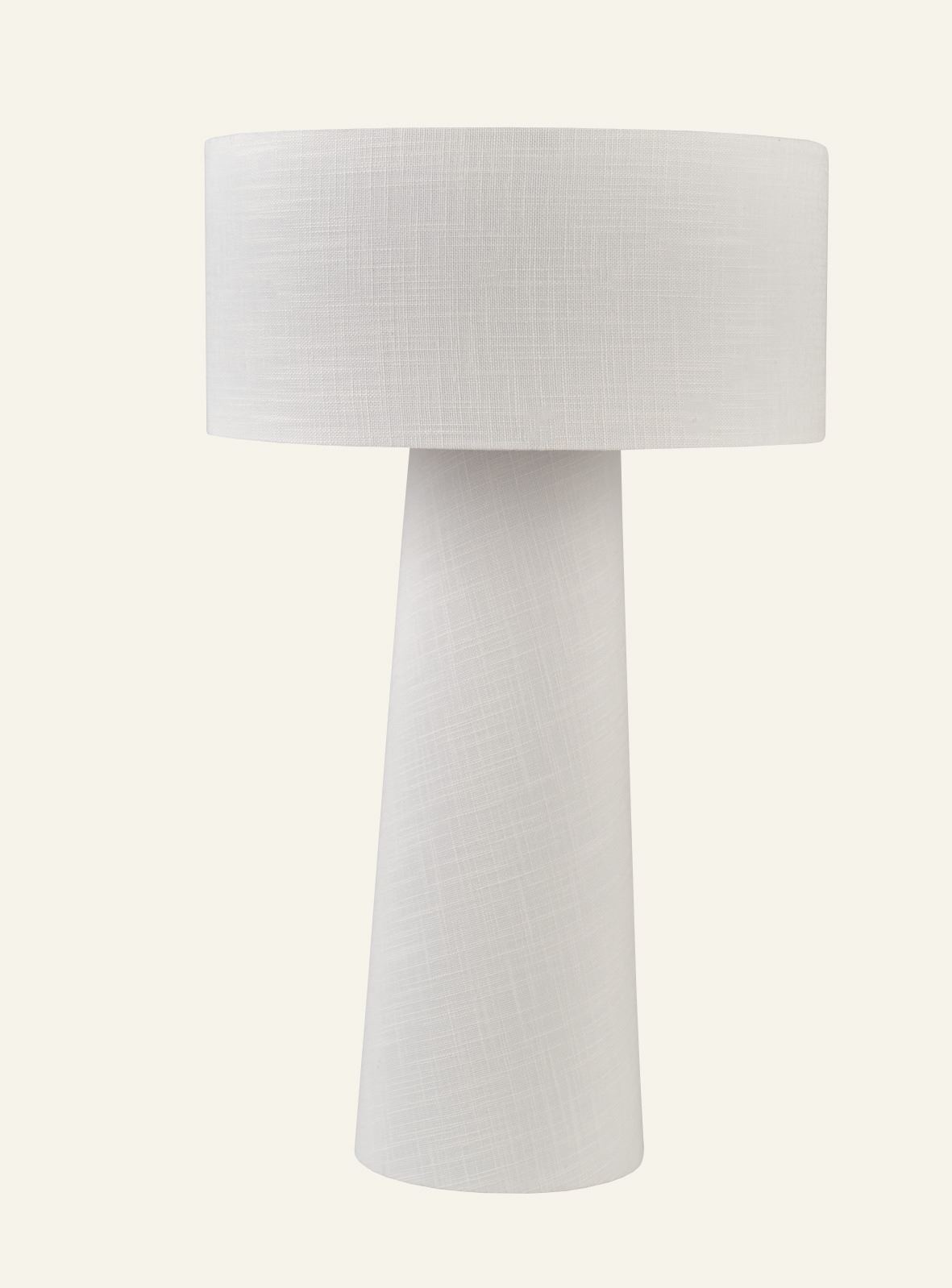 Tischlampe Weiß - 30x30x51 cm Weiß - 1