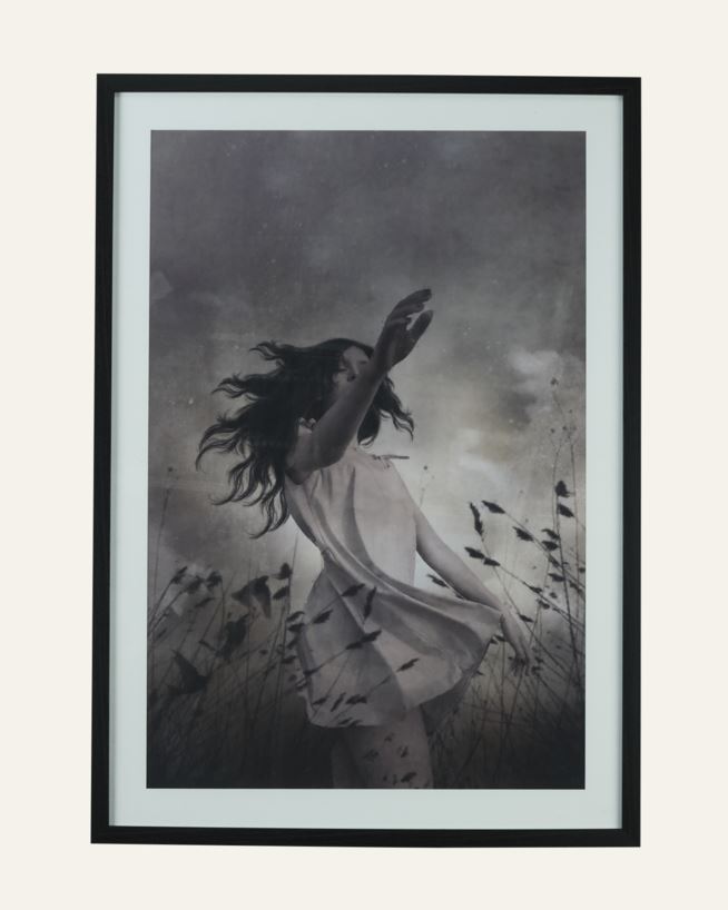 Bild Schwarz - 50x70 cm Schwarz - 1