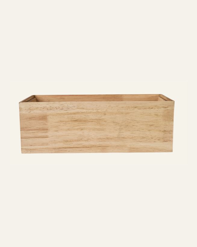 Stapelbare Aufbewahrungsbox Natur - 35x20x12 cm Natur - 1