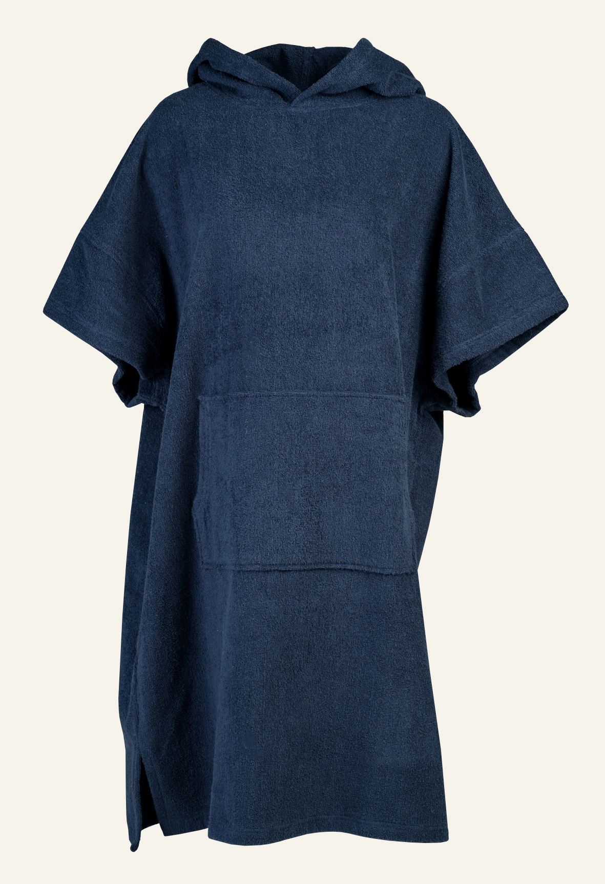 Poncho Marineblau - 78x111 cm Marineblau - 1