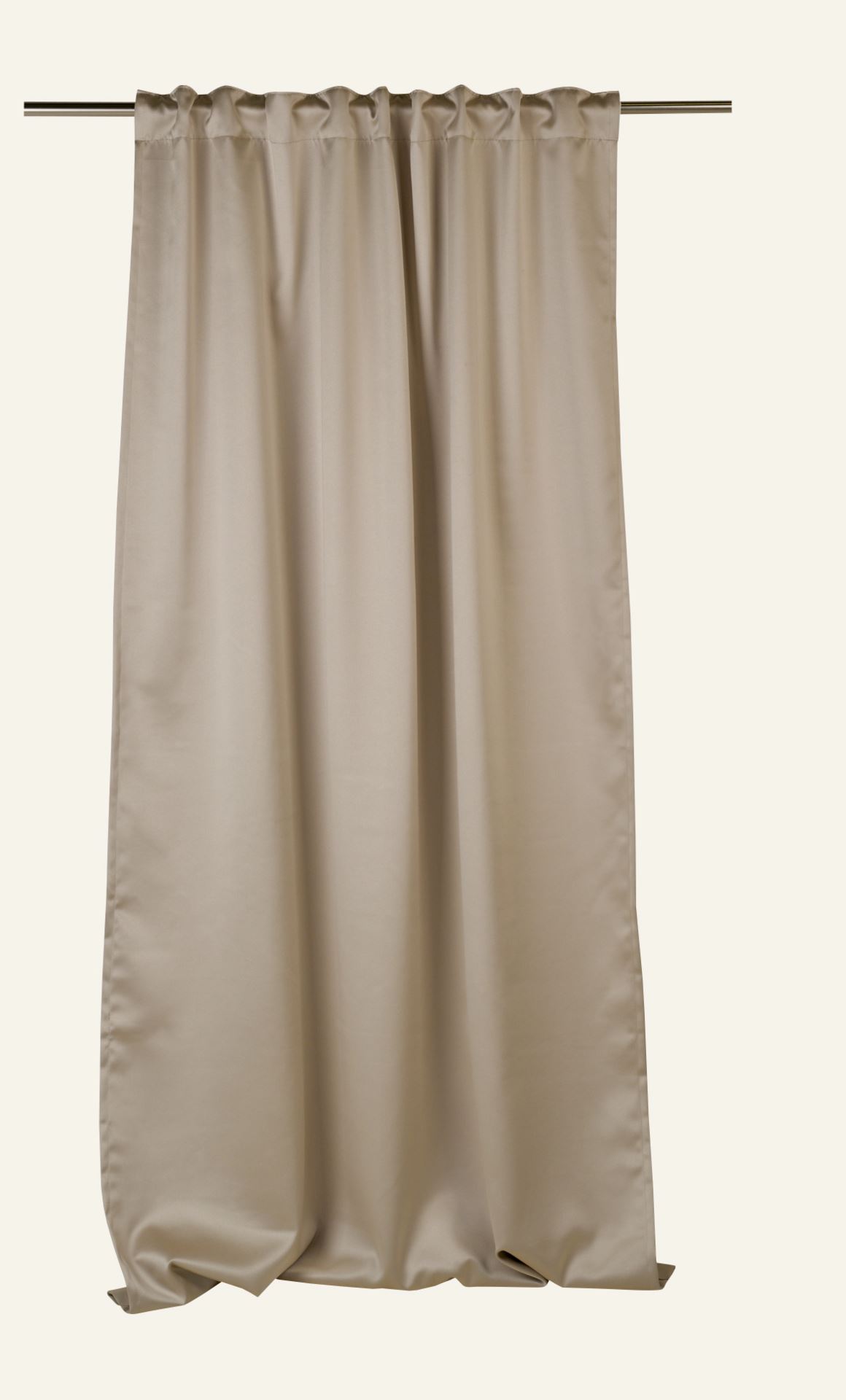 Vorhang Beige - 135x220 cm Beige - 1