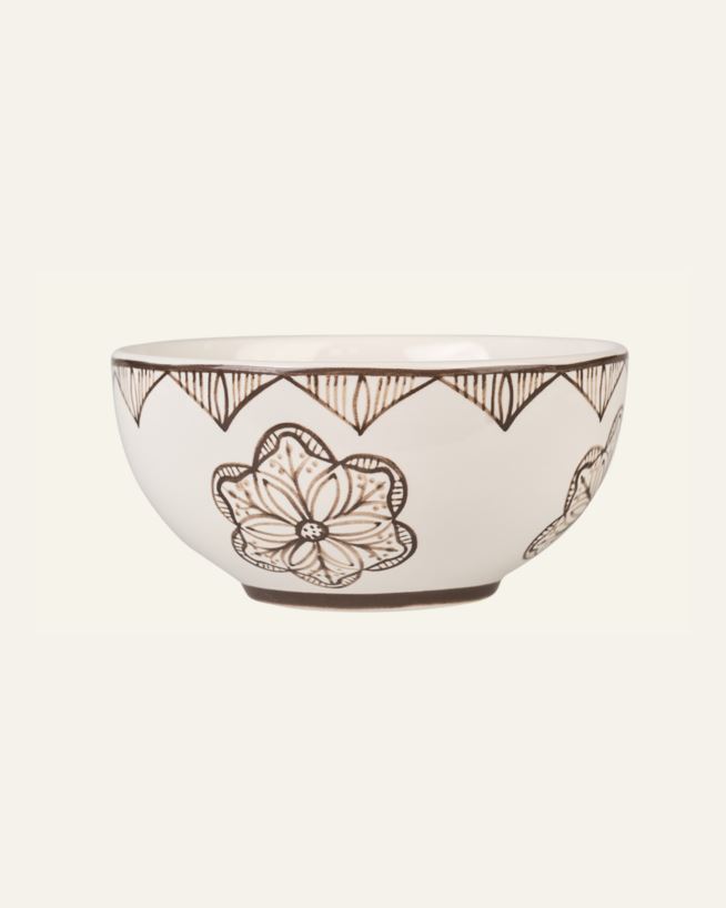 Schüssel Braun - ø14 h7 cm Braun - 1