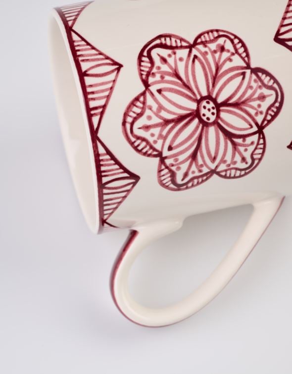 Tasse Dunkelrot - 3