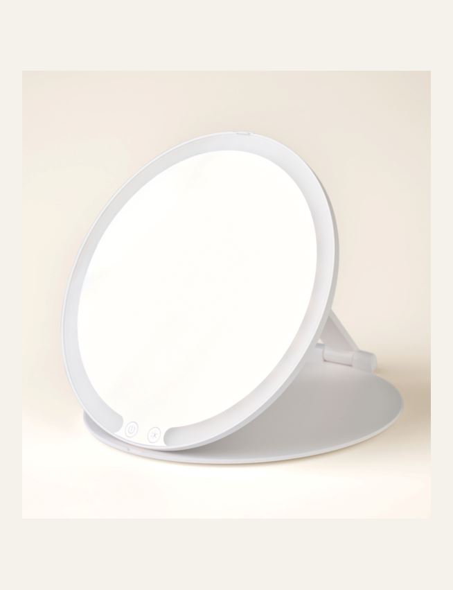 Spiegel mit LED-Licht Weiß - 2