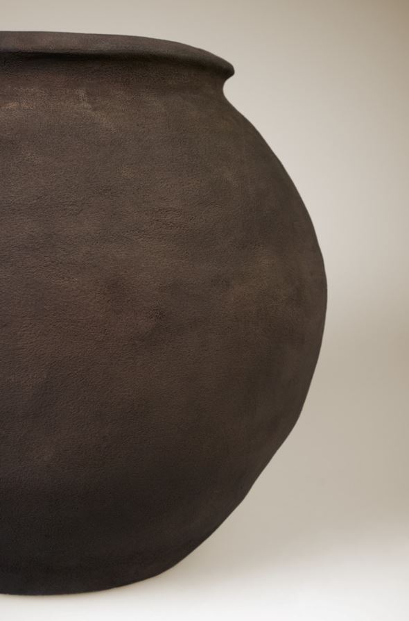 Blumentopf Braun - 2