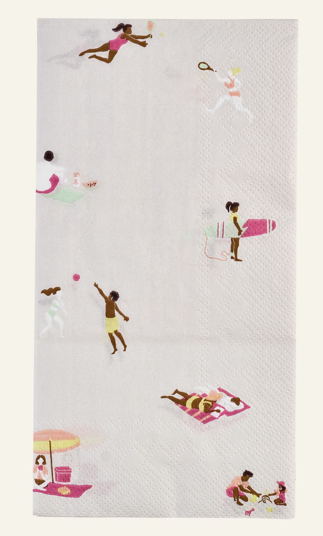 Küchenservietten Multi/Pink - 33x42 cm Multi/Pink - 1