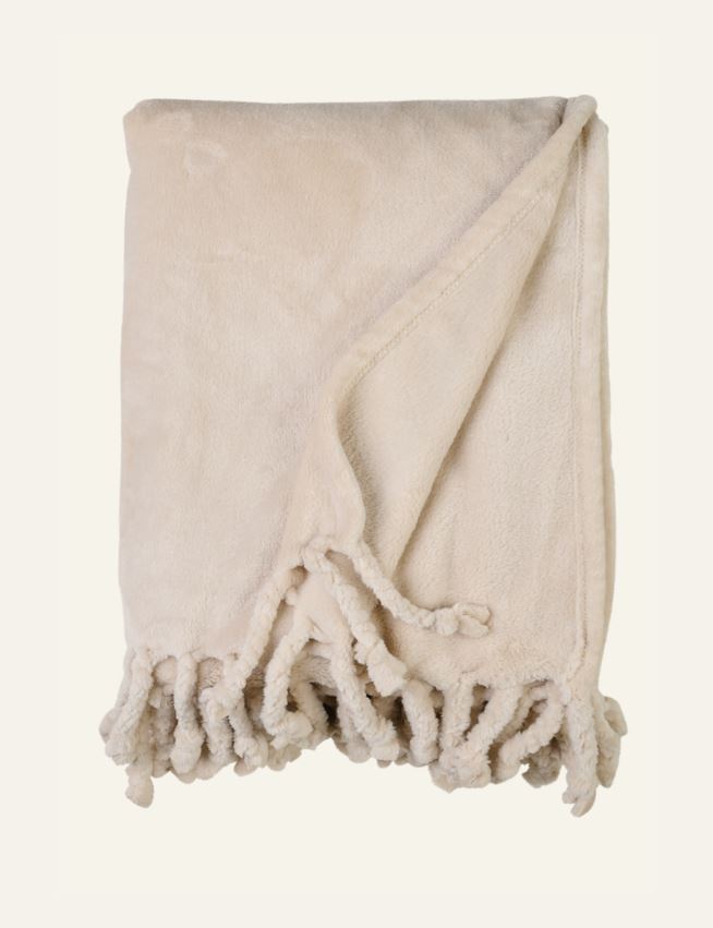 Fleecedecke Hellbeige - 2